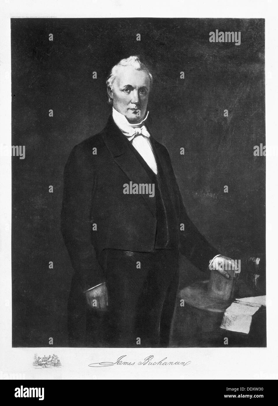 James Buchanan, 15. Präsident der Vereinigten Staaten von Amerika, (1901). Künstler: unbekannt Stockfoto