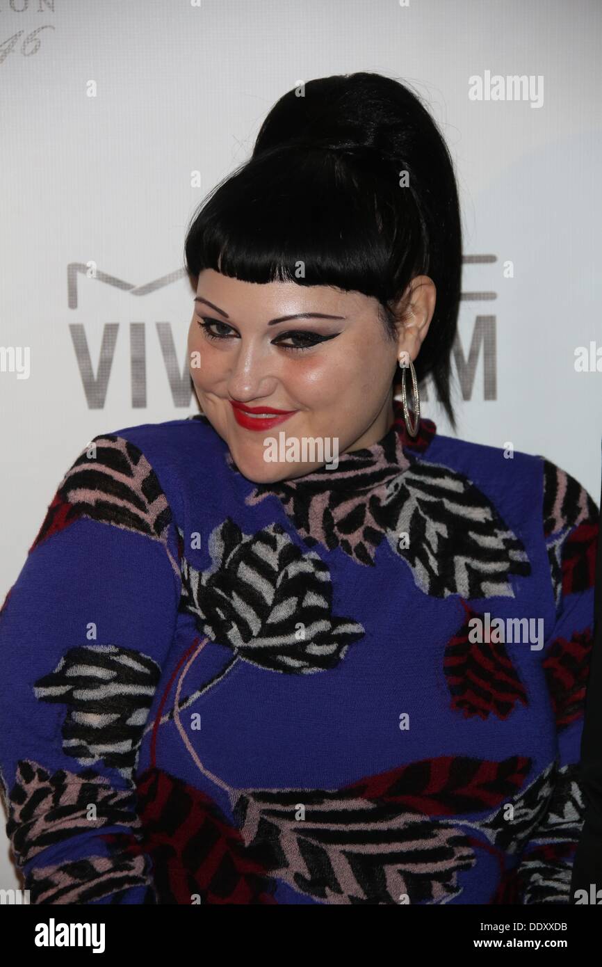 Toronto, Kanada. 8. September 2013. Sängerin Beth Ditto besucht die AmfAR Inspiration Gala während der 38. jährlichen Toronto International Film Festival aka TIFF bei Carlu in Toronto, Kanada, am 8. September 2013. Foto: Hubert Boesl/Dpa/Alamy Live News Stockfoto