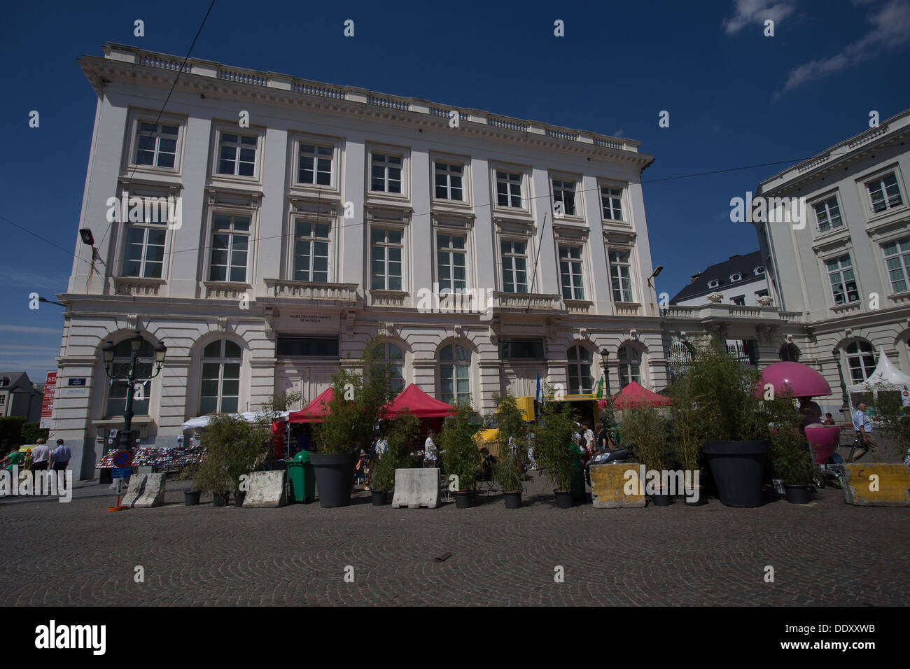 Setzen Sie Royale verdeutlicht Brüssel Bruxelles Belgien Belgique Belgien Europa Stockfoto