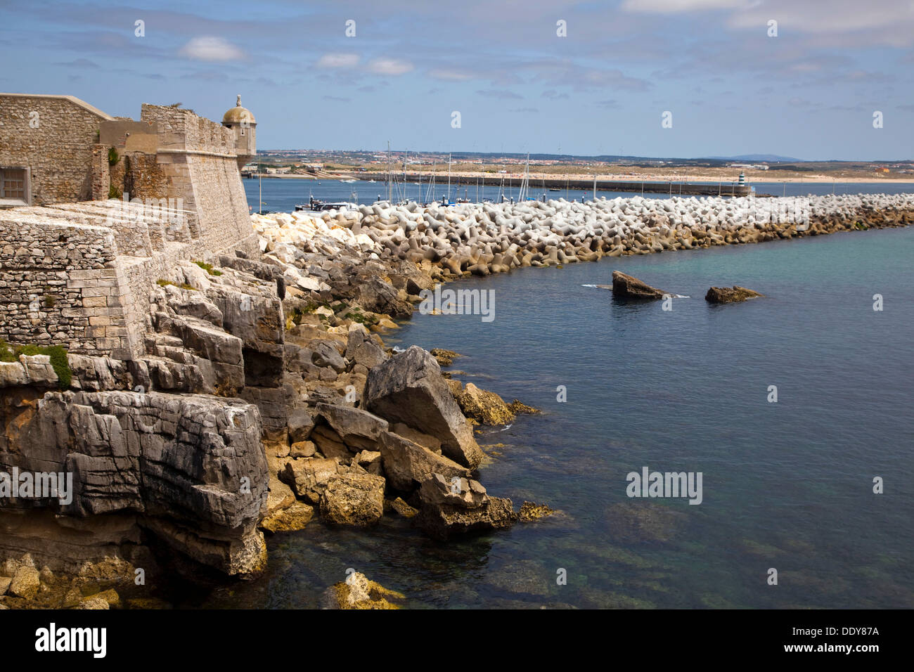 Die Festung von Peniche, Portugal, 2009. Künstler: Samuel Magál Stockfoto