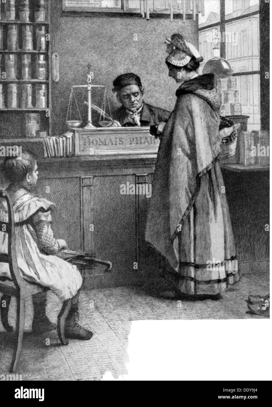 Medizin,Apotheke,Apotheke,Verkaufsraum,Federzeichnung von Alfred Paul Marie Vicomte de Richemont(1857 - 1911),19. Jahrhundert,19. Jahrhundert,Grafik,Grafik,Beruf,Berufe,Apotheke,Apotheker,Apotheker,Apotheker,Apotheker,Apotheker,Apotheker,Apotheker,Apotheker,Apotheker,Drogisten,Regal,Regale,Bar,Bars,Verkauf,Verkauf,Verkauf,Verkauf,Verkauf,Tablette,halbe Länge,Stand,Medikamente,Handel,Medikamente,Medikamente,Handel,Apotheke,Handel,Apotheke,Apotheke,Apotheke Stockfoto