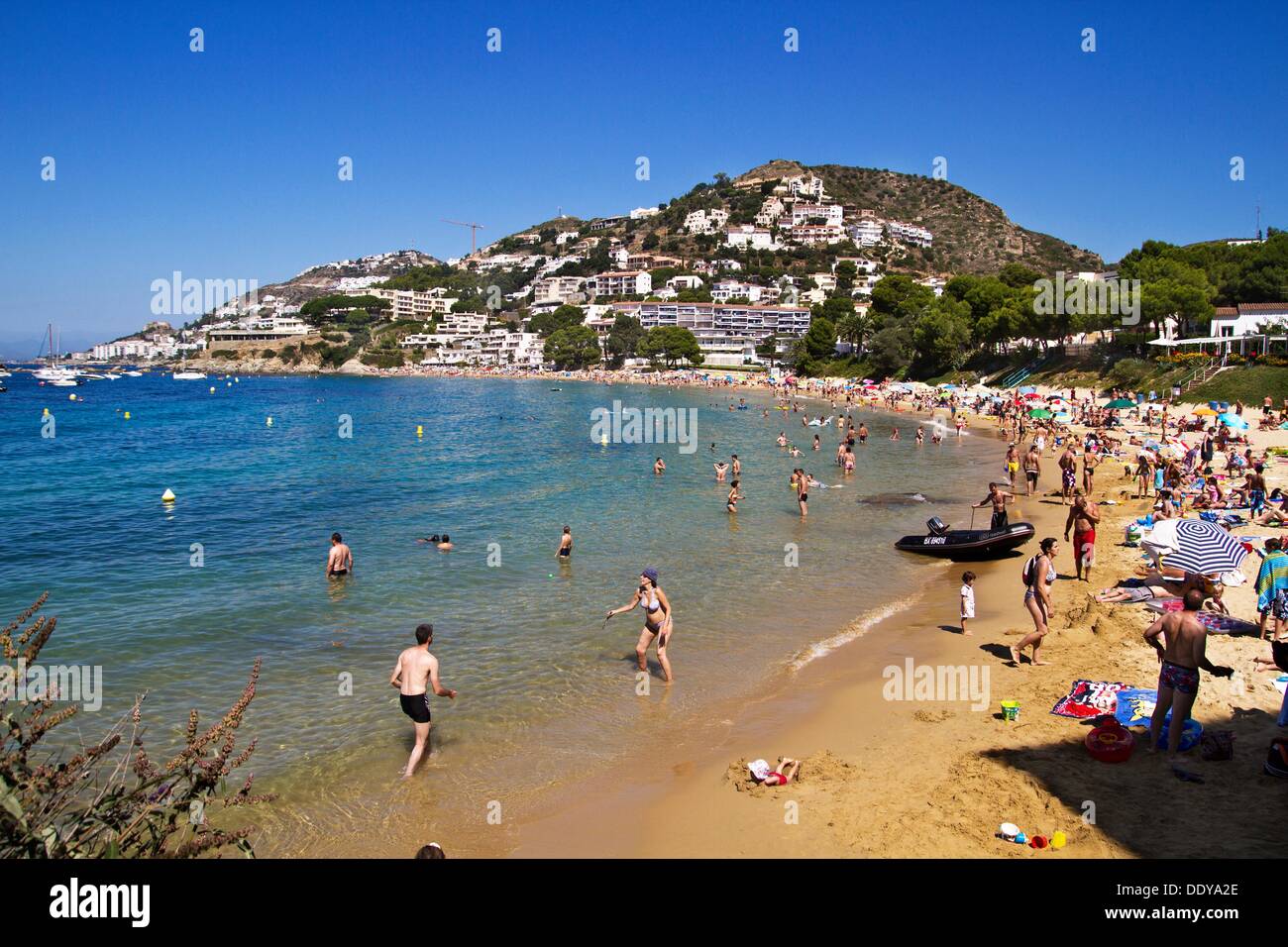 Almadrava Strand Roses Costa Brava Alt Emporda Girona Provinz Katalonien Spanien Stockfotografie Alamy