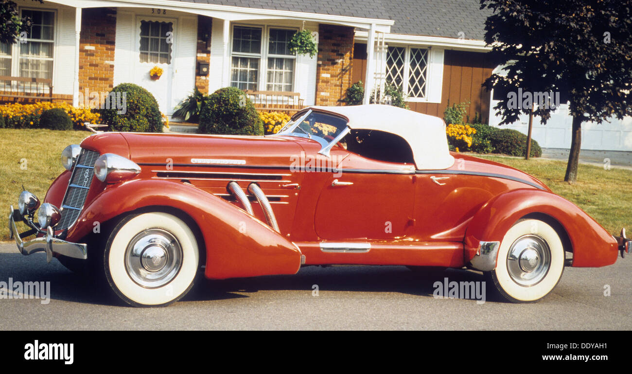 1935-AUBURN 851 BOBTAIL SPEEDSTER Stockfoto