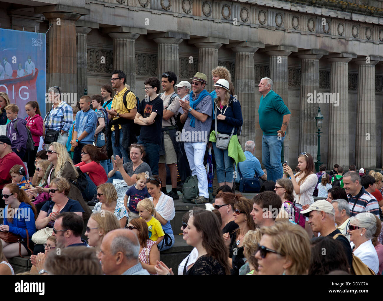Publikum, Edinburgh Fringe Festival Schottland, Vereinigtes Königreich Stockfoto