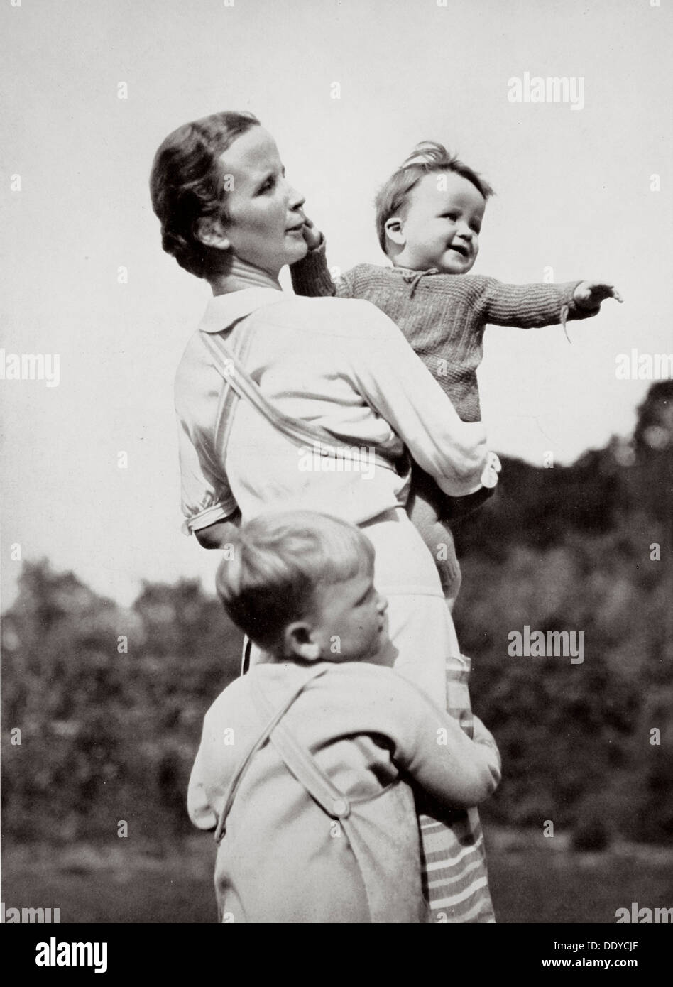 "Eine glückliche Mutter, einer nationalen sozialistischen Ideal", Deutschland, 1936. Künstler: unbekannt Stockfoto