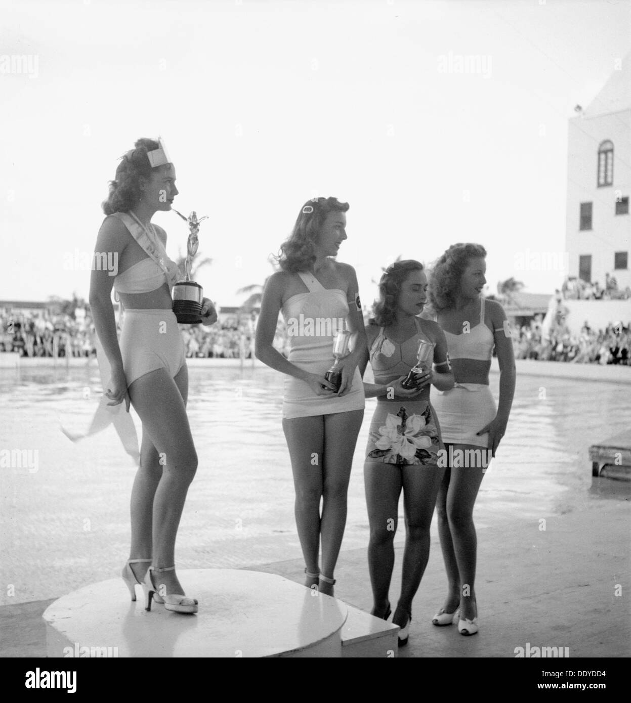 Beauty Contest, Miami, Florida, USA, 1954 Künstler: Göran Algård Stockfoto