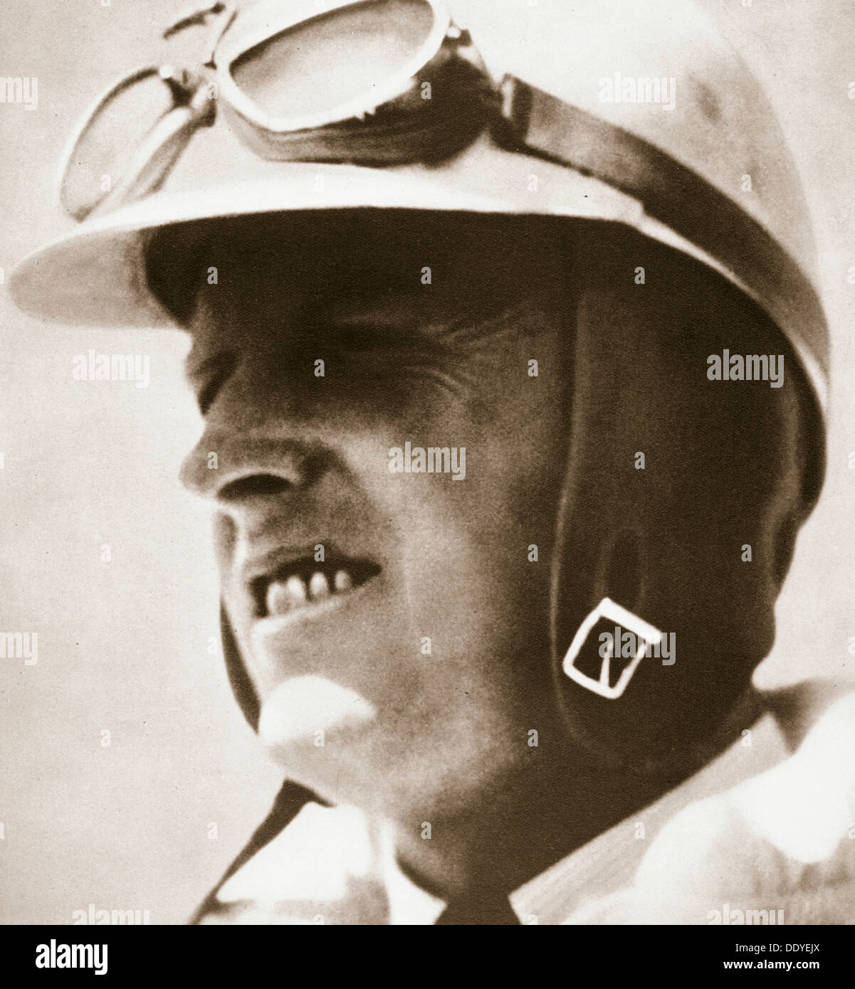 Sir Henry Segrave, US-amerikanischer britische World Speed Rekord Fahrer, 1930. Künstler: unbekannt Stockfoto