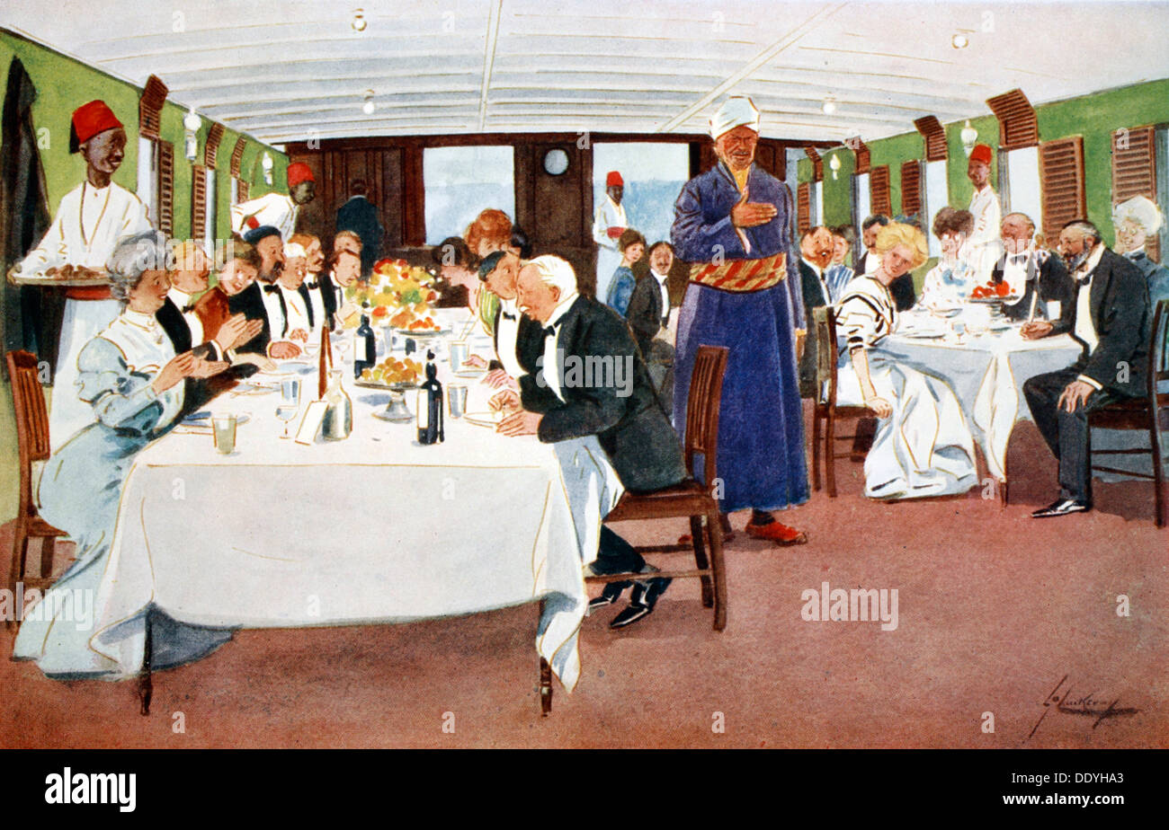"Die after-Dinner Speech", 1908.  Künstler: Lance Thackeray Stockfoto