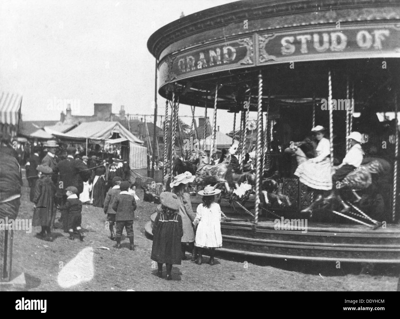 Messe in Riddings, Derbyshire, c 1900. Artist: Unbekannt Stockfoto