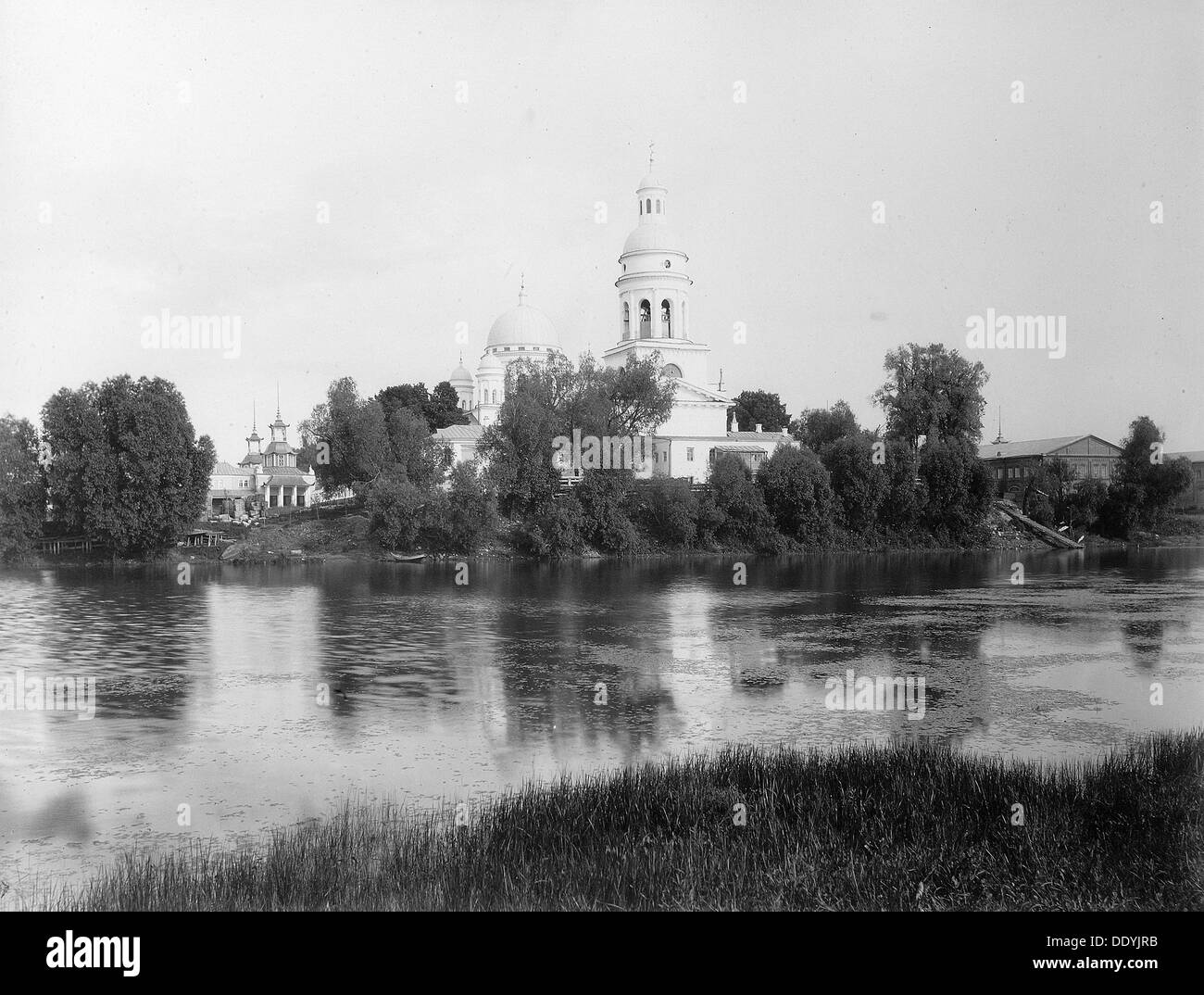 Die Erlöser-Kathedrale (die alte Messe Kathedrale), Nischni Nowgorod, Russland, 1896. Künstler: Maxim Dmitriev Stockfoto