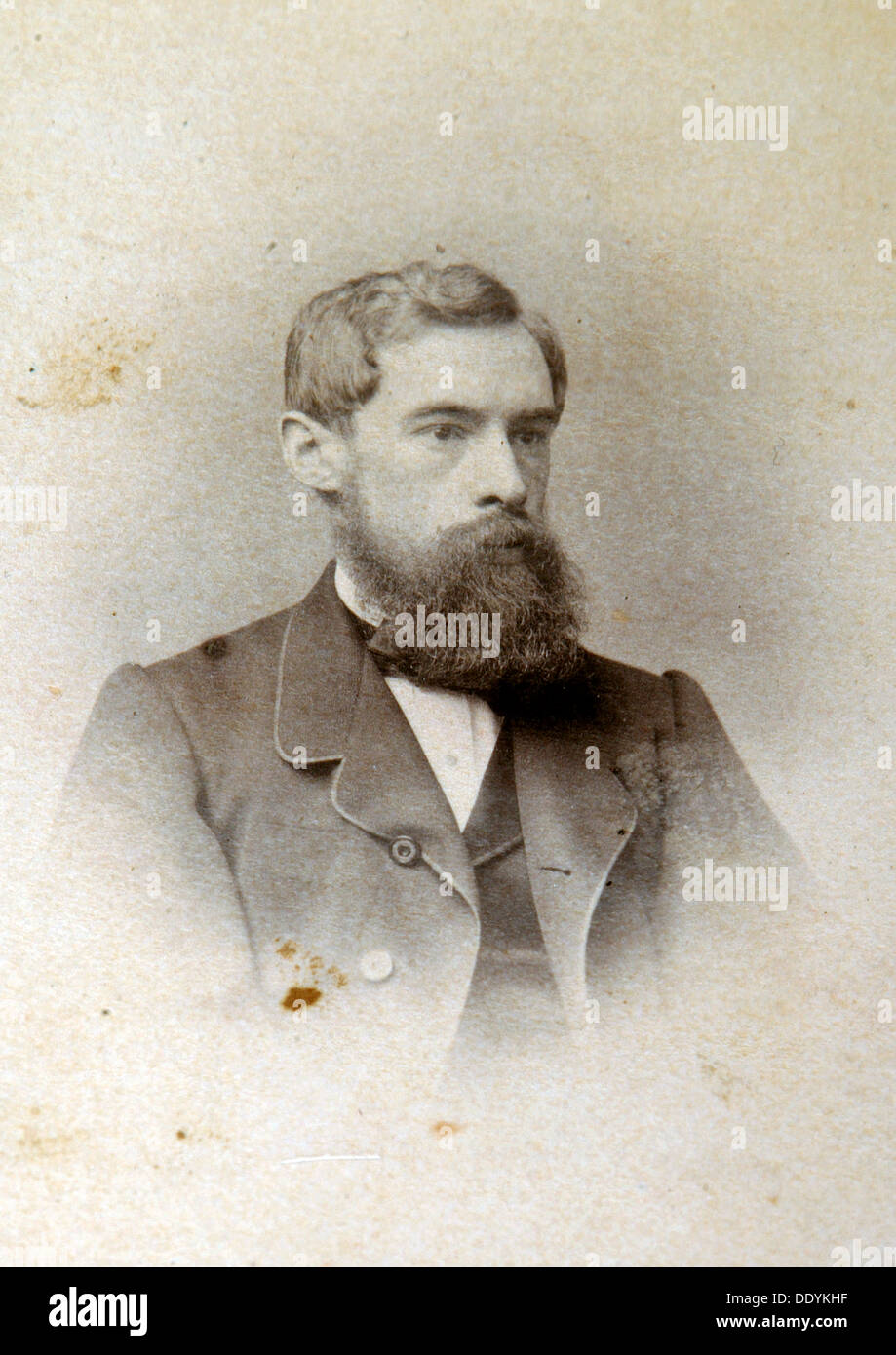 Pawel Tretjakow, Russische Mäzen, Sammler und Galerie Gründer, 1865. Artist: Unbekannt Stockfoto