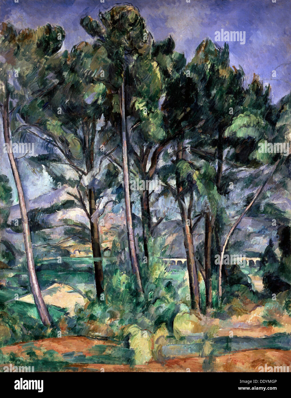 "Das Aquädukt", 1898-1900.  Künstler: Paul Cezanne Stockfoto