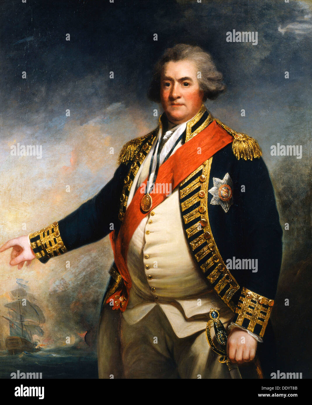 Britische Marine Uniform 18 Jahrhundert
