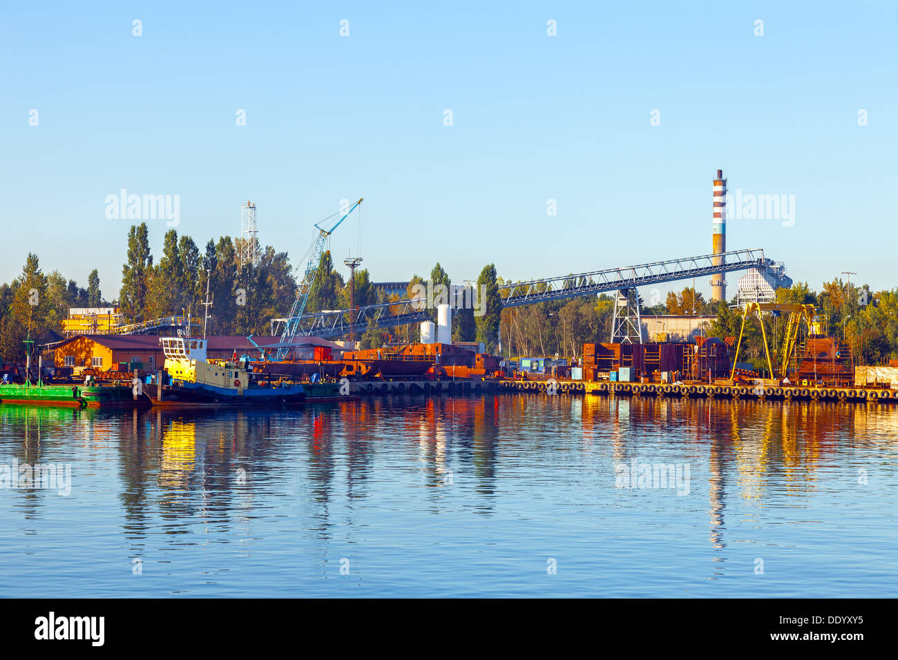 Baustelle - Produktion der Rümpfe für spätere Verbindungen. Stockfoto