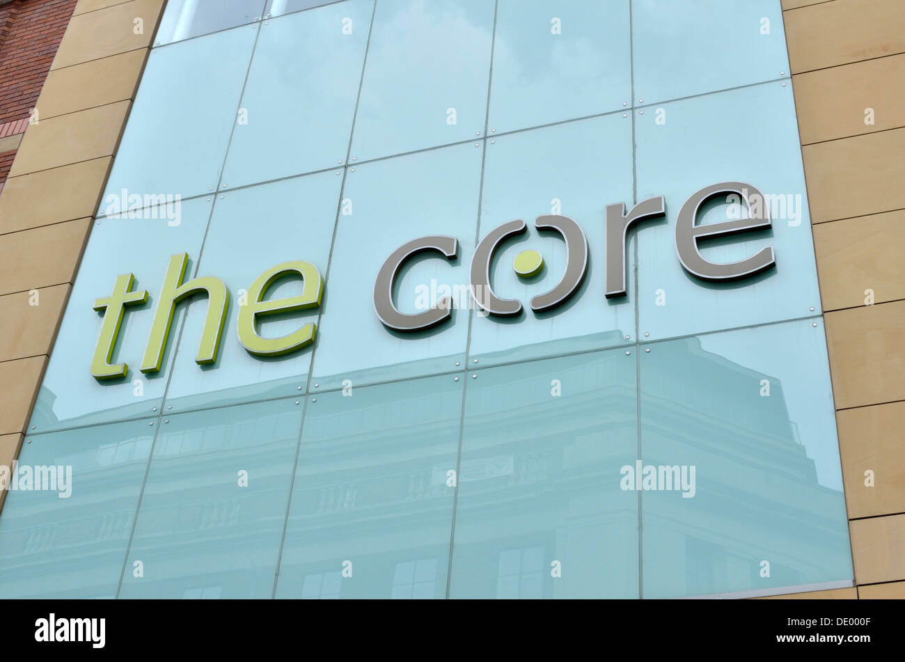 Der Core Shopping Centre in Leeds, South Yorkshire, Großbritannien Stockfoto