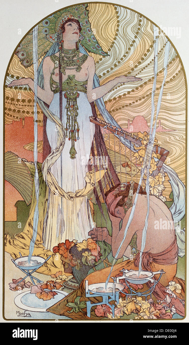 "Salambo", 1897.  Künstler: Alphonse Mucha Stockfoto
