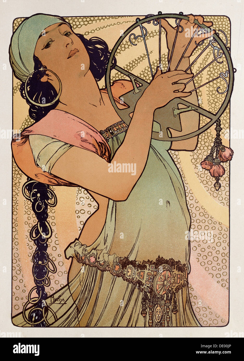 "Salome", 1897.  Künstler: Alphonse Mucha Stockfoto
