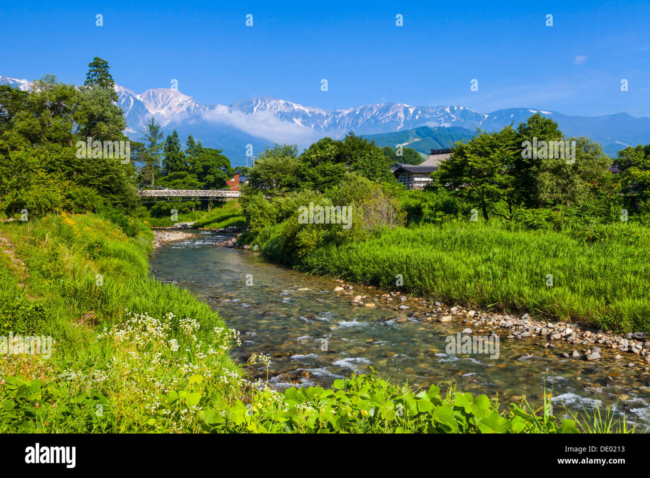 Hakuba-Bergkette, Präfektur Nagano Stockfoto