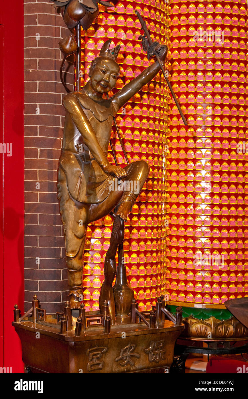 Figur in der Konfuzius-Tempel in Taipei, Taiwan, Asien Stockfoto