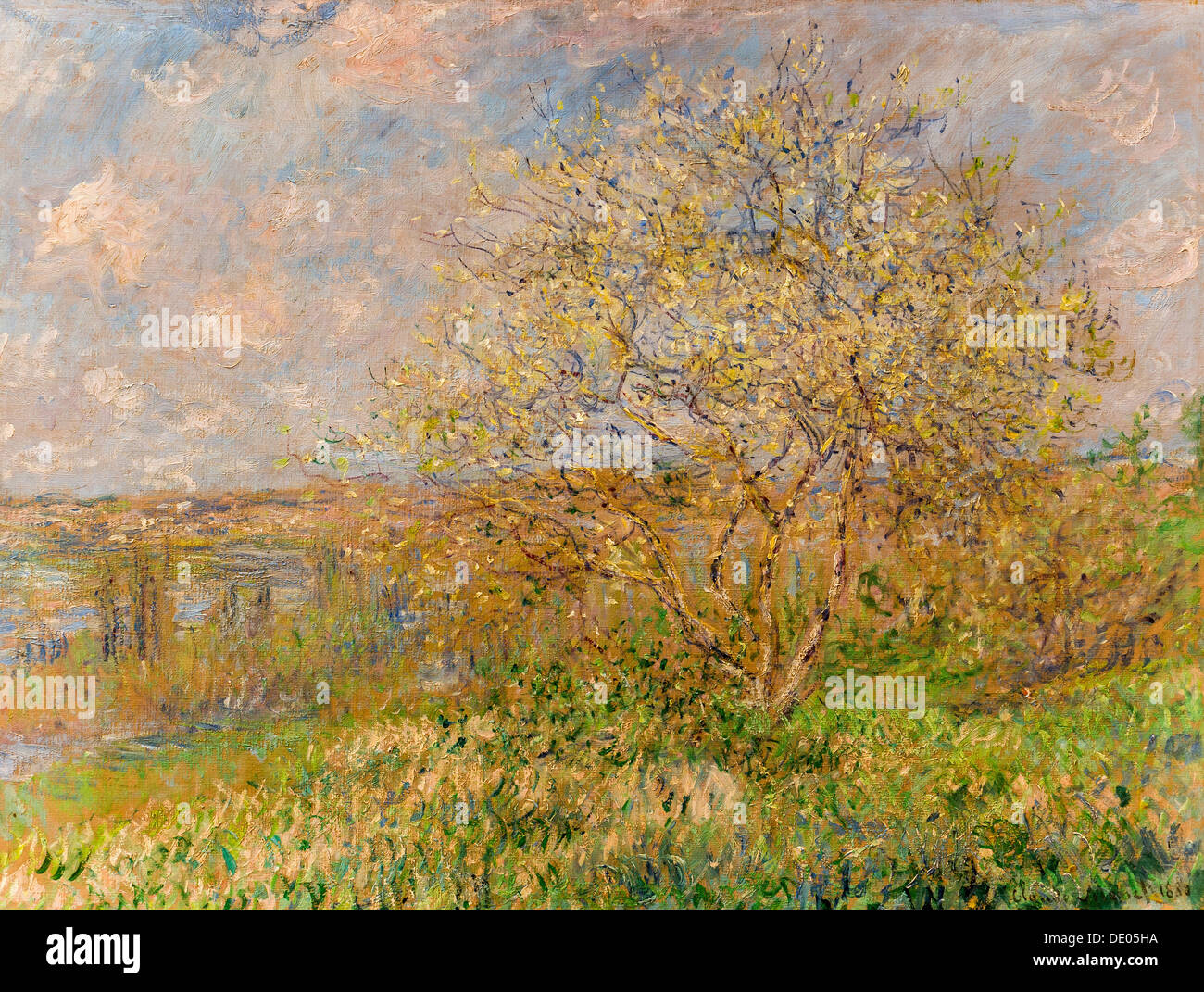 19. Jahrhundert - Frühling, 1882 - Claude Monet Philippe Sauvan-Magnet / aktive Museum Öl auf Leinwand Stockfoto