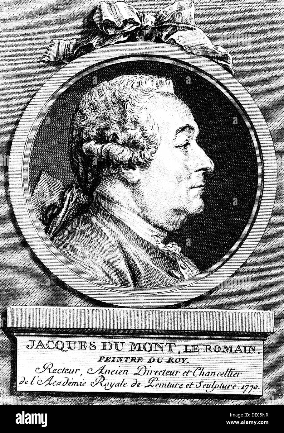 Jacques Dumont, französische Künstler, 1770.  Künstler: Augustin de Saint-Aubin Stockfoto
