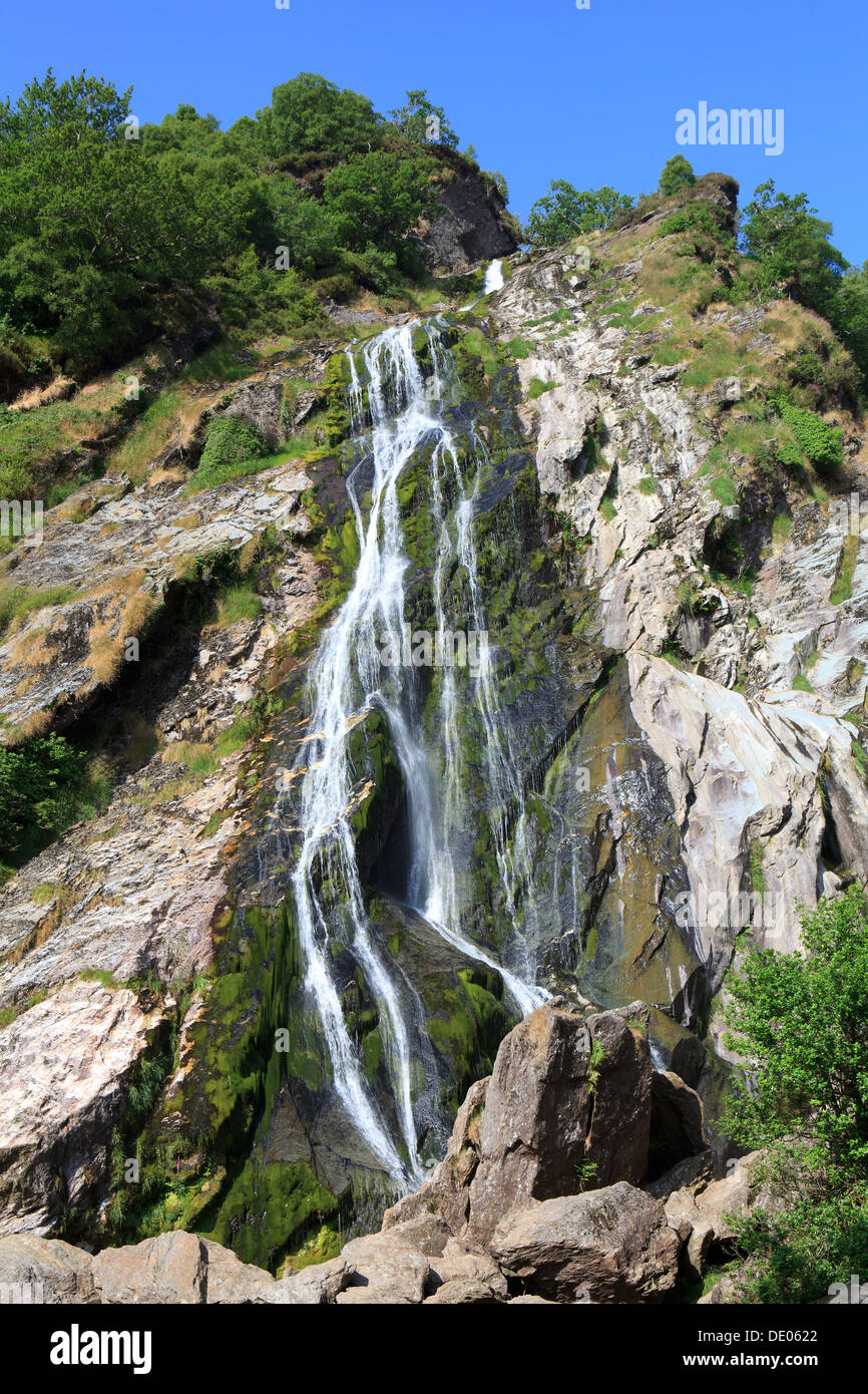 Powerscourt Wasserfall im County Wicklow, Irland Stockfoto