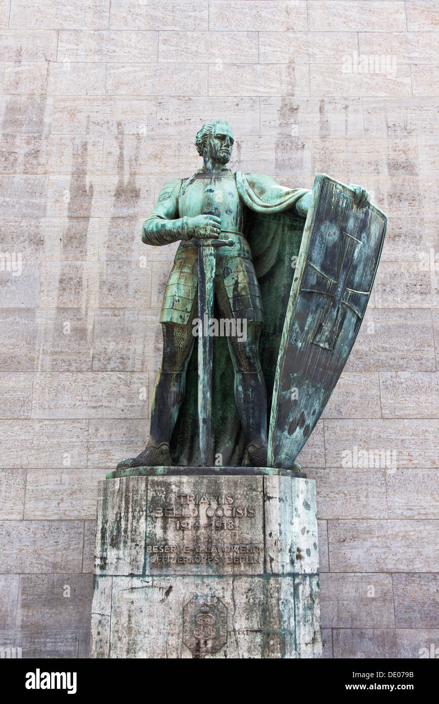 Triariis Bello Occisis, 1914-1918, Denkmal für die gefallenen Soldaten des Korps der Reserve und Landwehr-Offiziere, ersten Weltkrieg, Stockfoto