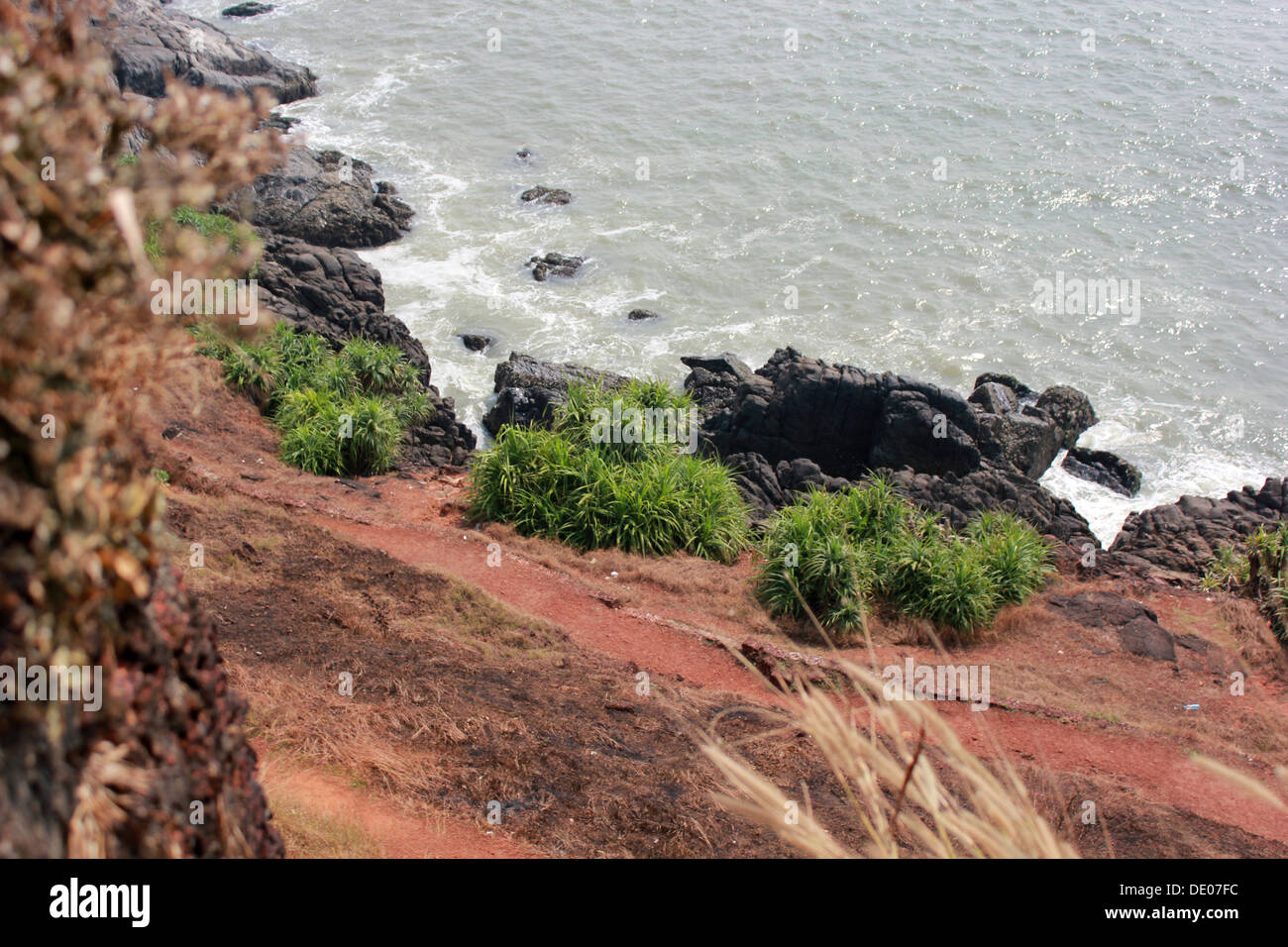 Bekal Fort Kasaragod Nord Kerala Indien Stockfoto