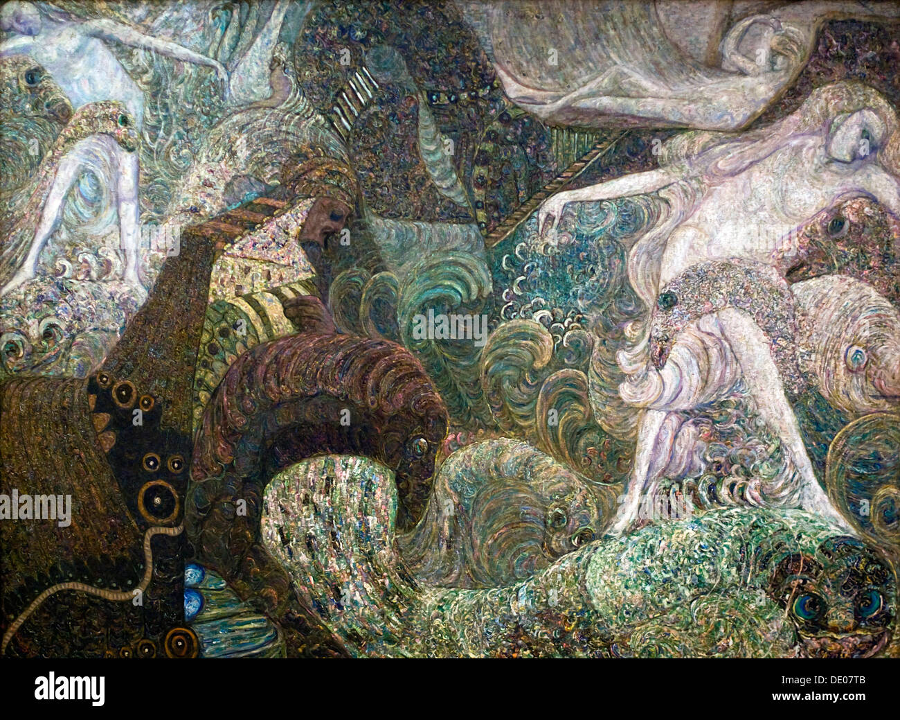 "Meeresboden", Ende 19. / Anfang des 20. Jahrhunderts.  Künstler: Wassili Iwanowitsch Denissow Stockfoto