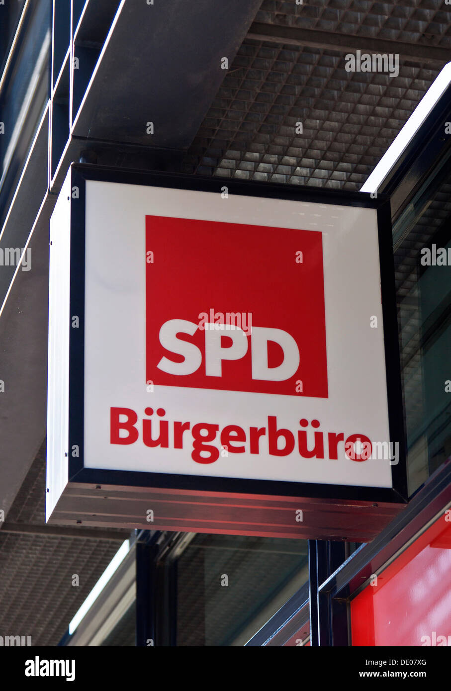 SPD Bürger Büro Willy-Brandt-Haus, Berlin Stockfoto
