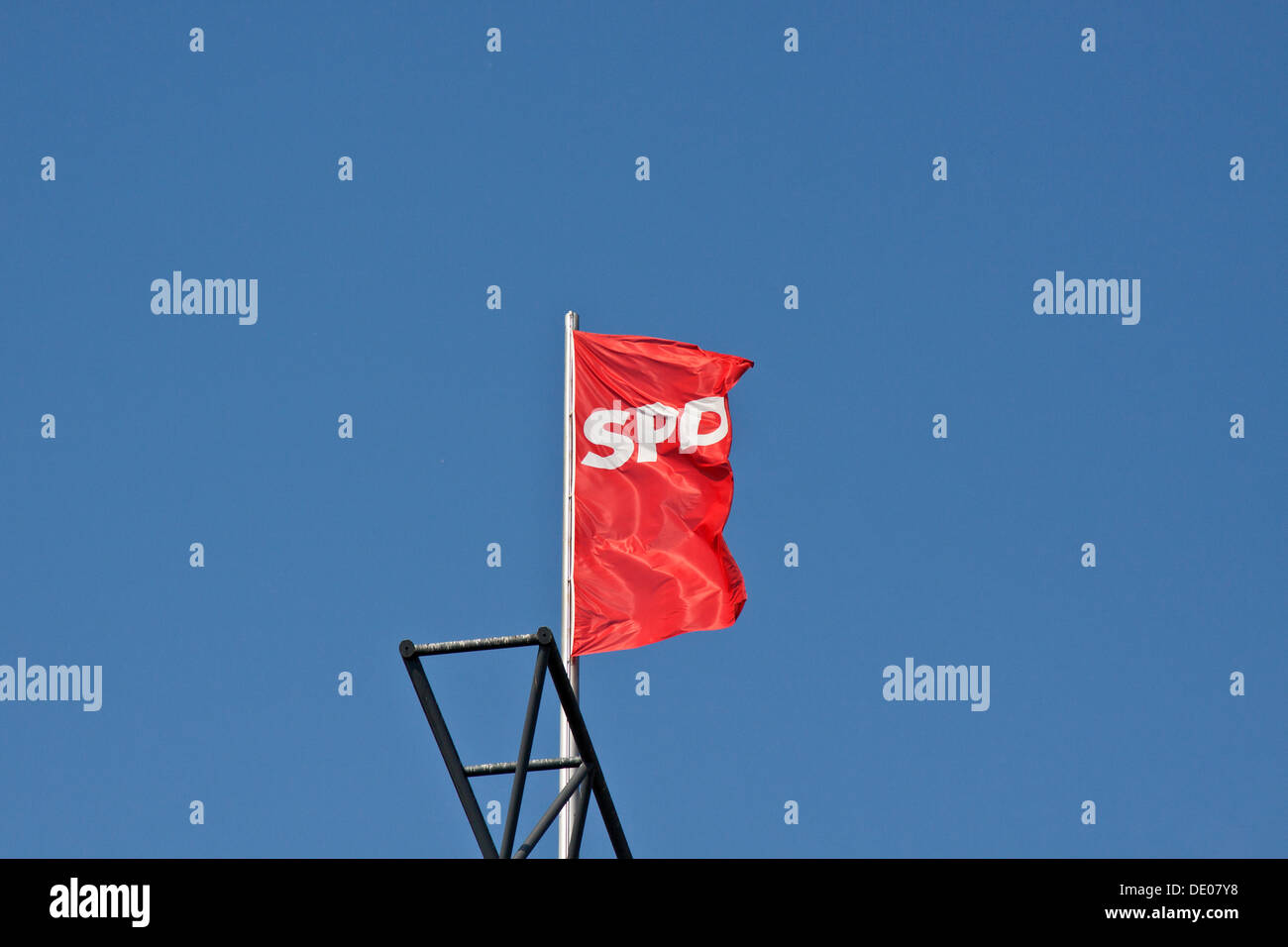 SPD, Sozialdemokratische Partei Deutschlands, Willy-Brandt-Haus-Haus, Berlin Stockfoto