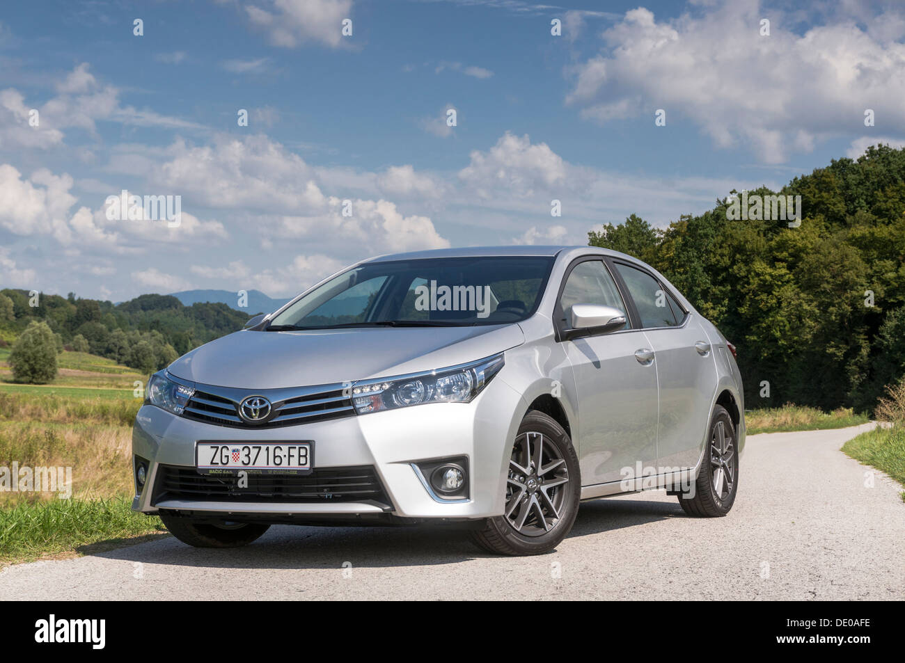 Toyota Corolla 2013., 11. Generation das meistverkaufte Auto der Welt Stockfoto