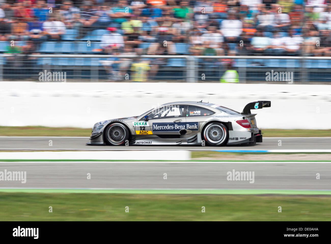 DTM-Rennwagen von Christian Vietoris auf der Rennstrecke Hockenheimring, Baden-Württemberg Stockfoto