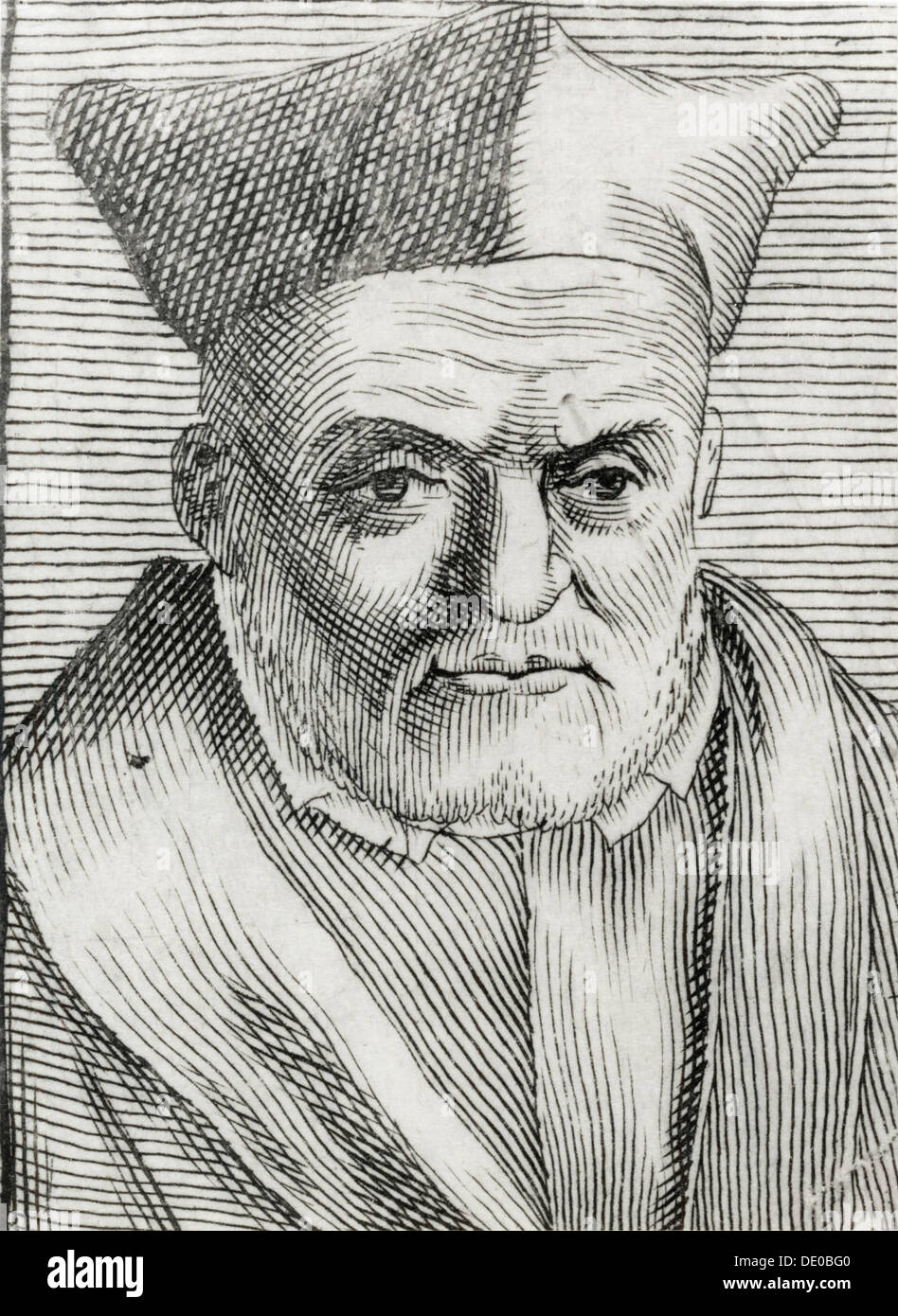 Christopher Clavius, Deutscher Jesuit Mathematiker und Astronom. Artist: Unbekannt Stockfoto