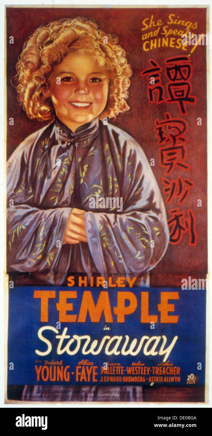 Shirley Temple, US-amerikanische Schauspielerin und Filmstar, 1936. Artist: Unbekannt Stockfoto