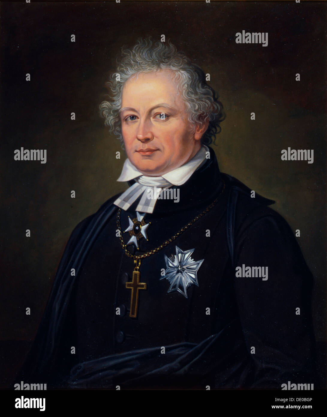 Esaias Tegnér, schwedischer Dichter und Bischof, 19. Artist: Johan Gustaf Sandberg Stockfoto