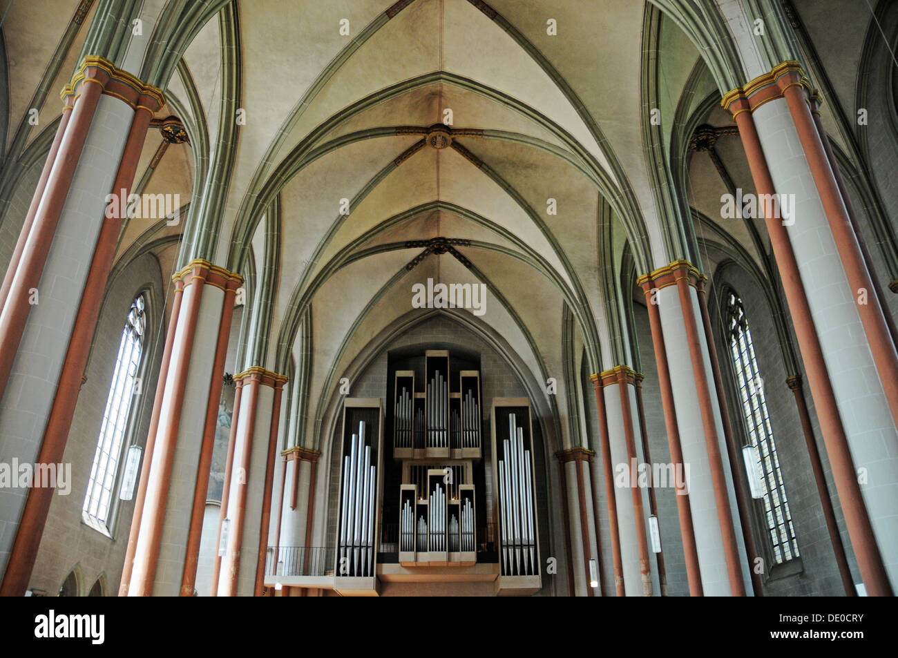 Orgel, Ueberwasserkirche oder Liebfrauenkirche Stockfoto