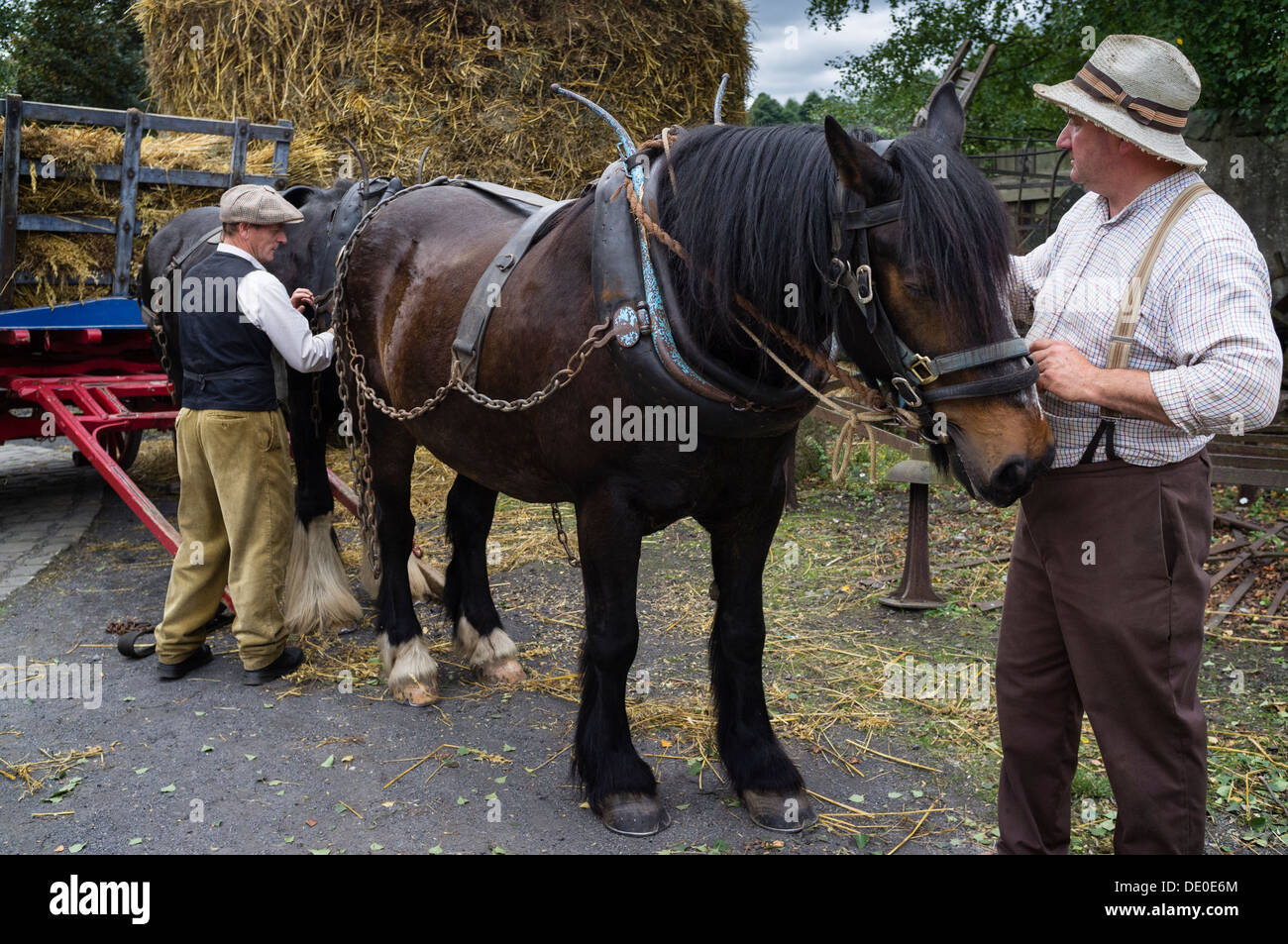 Beamish Museum, Zuchthof Stockfoto