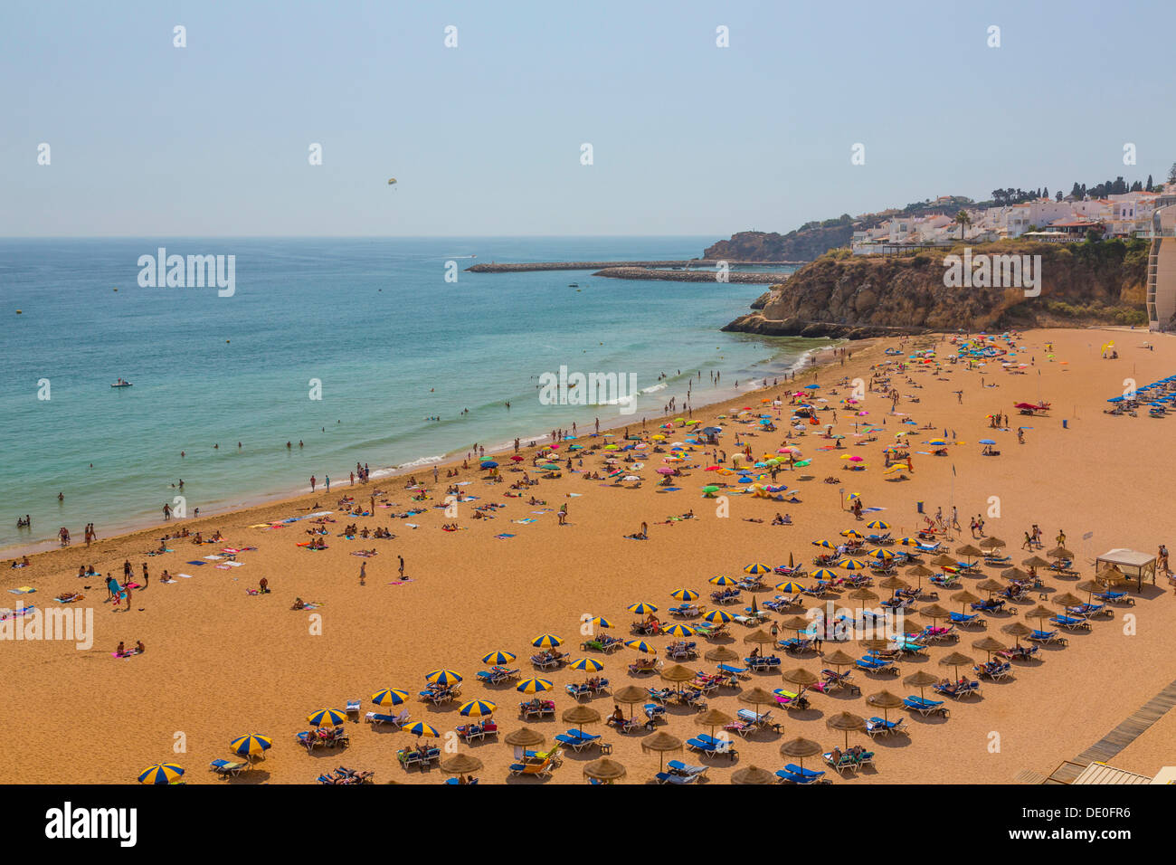 Strand, Praia do Penedo, Albufeira, Algarve, Portugal, Europa Stockfoto