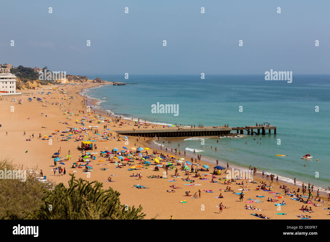Strand, Praia do Penedo, Albufeira, Algarve, Portugal, Europa Stockfoto