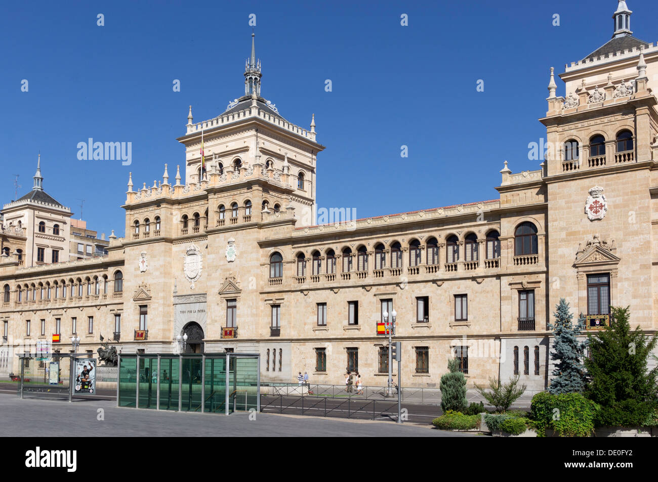 Historistische Gebäude der Akademie der Cavalry. Stockfoto