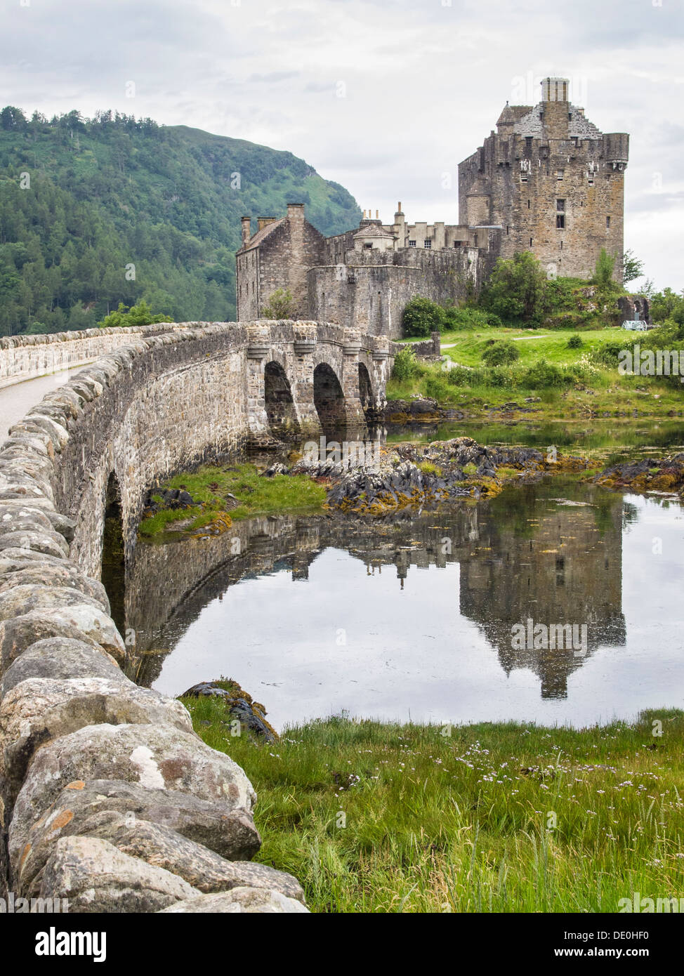 Eilean Donan Castle Schottland Stockfoto