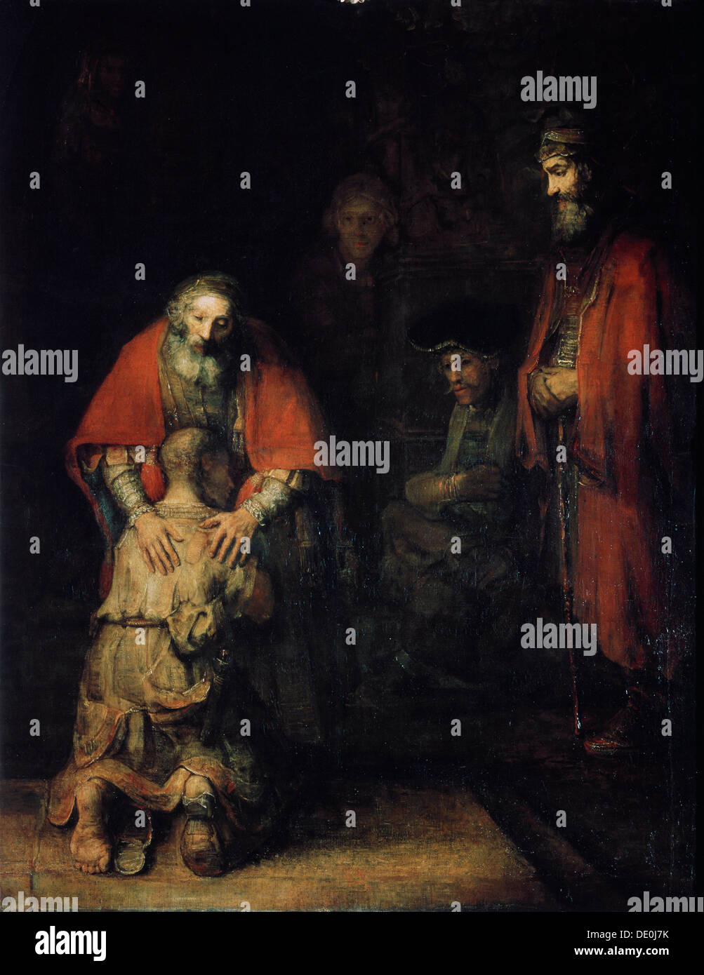 'Die Rückkehr des verlorenen Sohnes', c1668. Künstler: Rembrandt Harmensz van Rijn Stockfoto