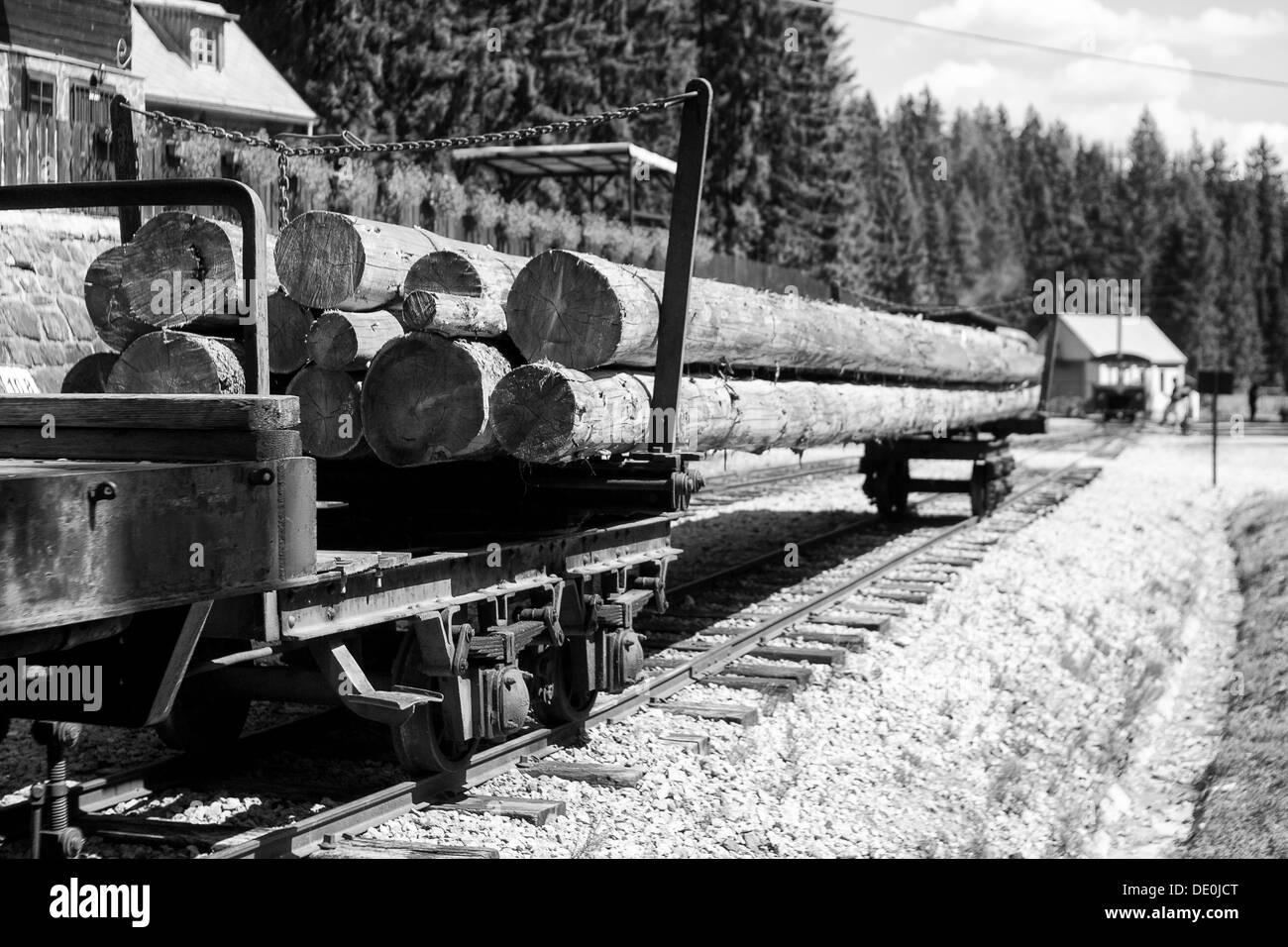 Alte historische Eisenbahn Stockfoto