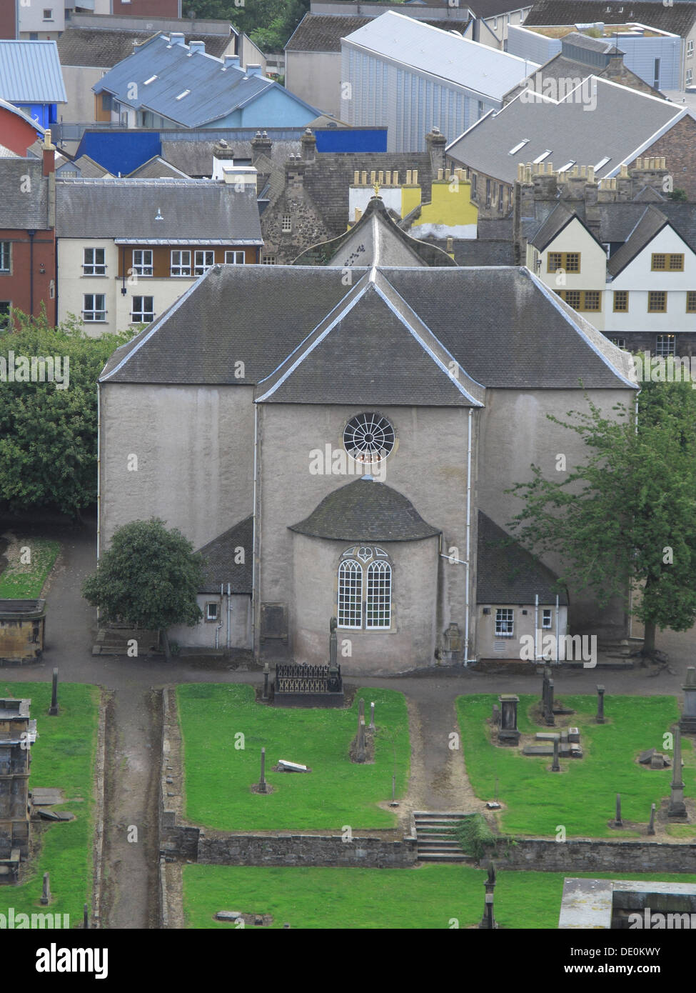Canongate Kirk, Royal Mile, Edinburgh, Scotland, UK Stockfoto