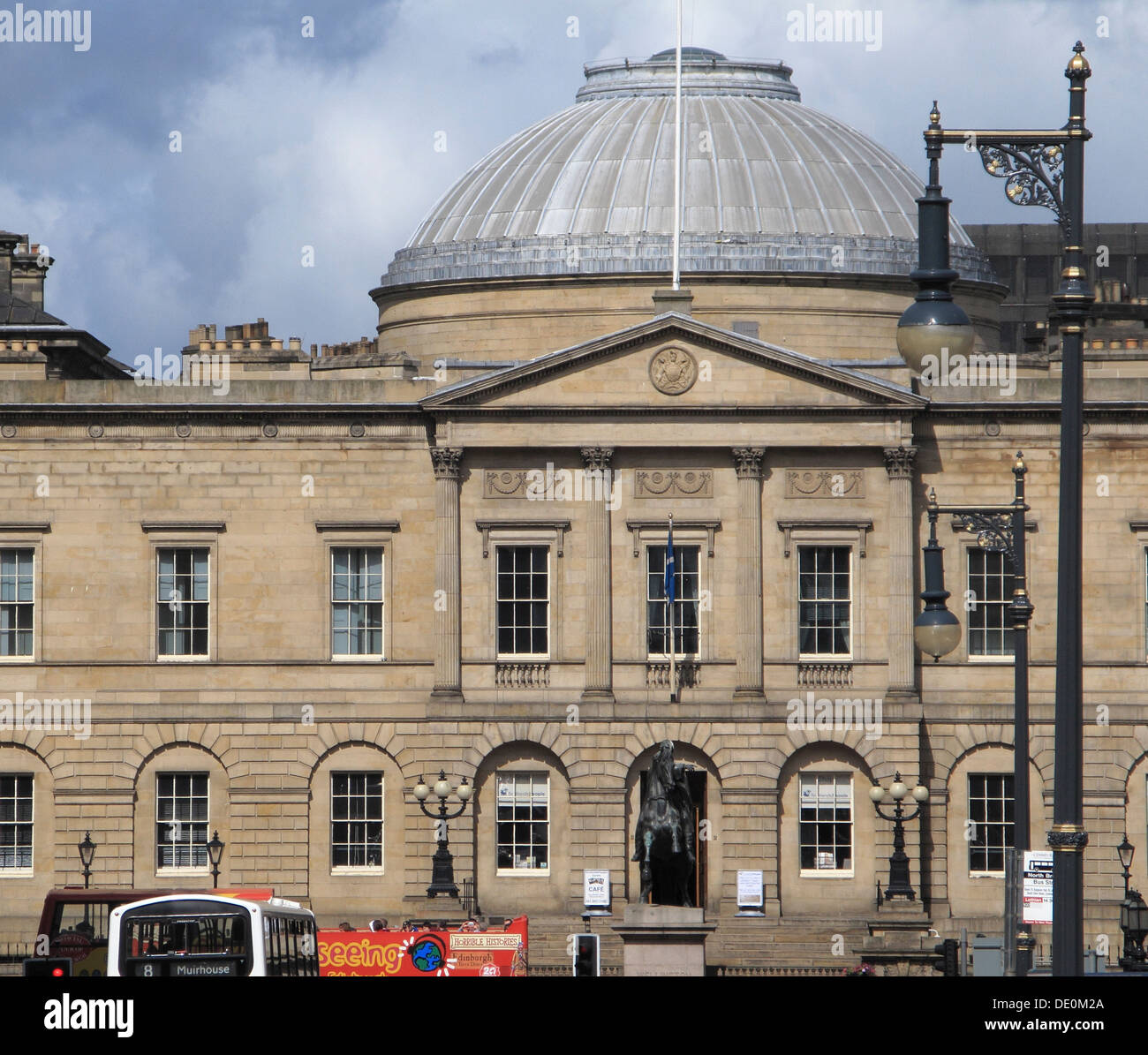 Der General Register House (Gehäuse das nationale Archive von Schottland & ScotlandsPeople Zentrum) Princes St Edinburgh Schottland UK Stockfoto
