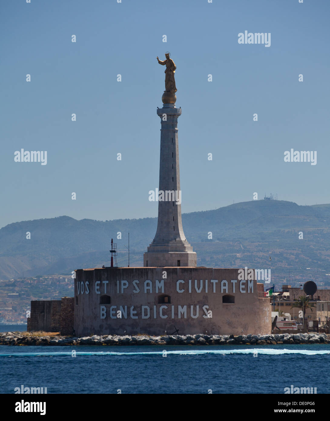 Die Madonna della Lettera, Messina in der Provinz von Messina, Sizilien. Stockfoto