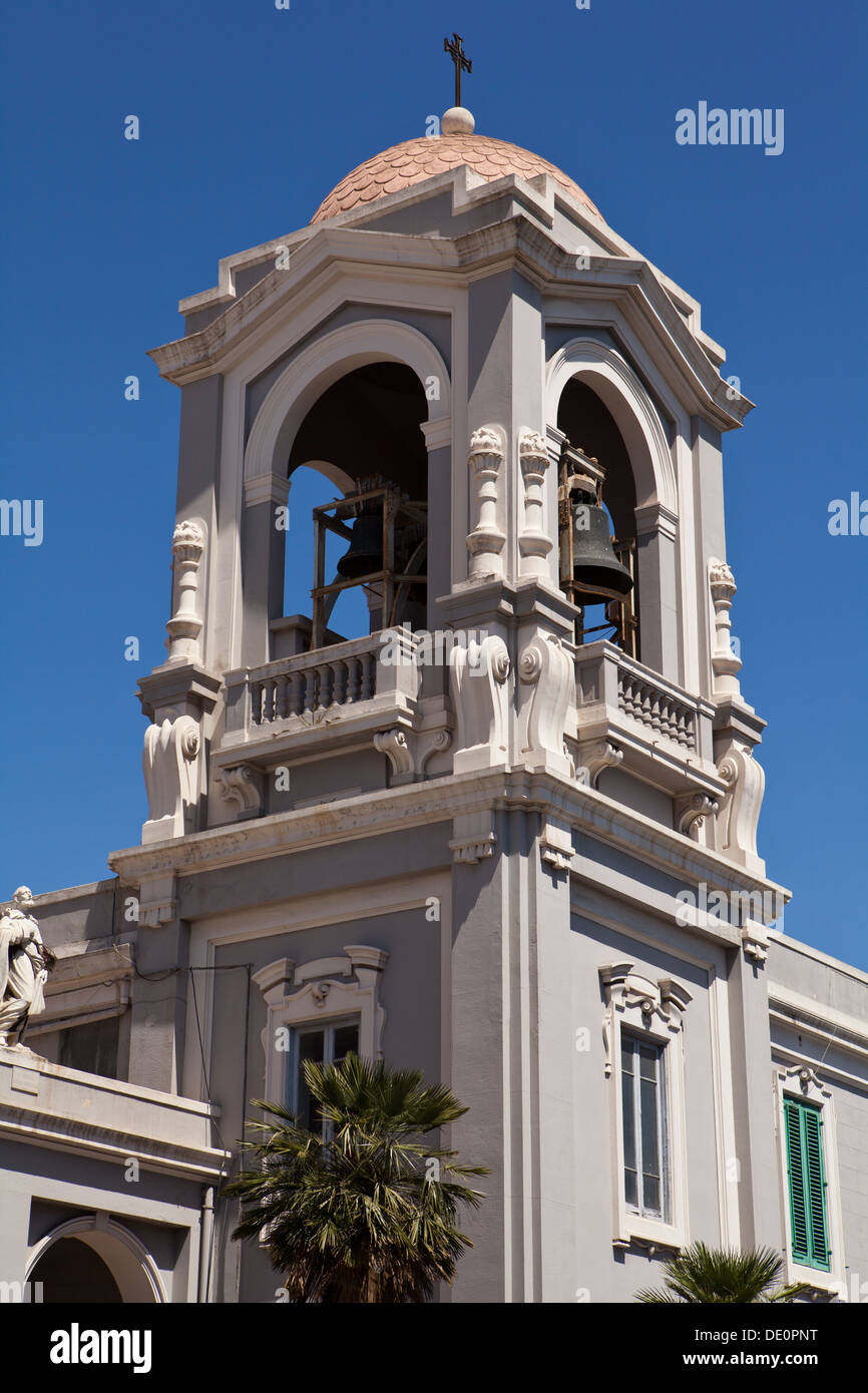 Kirche Our Lady of Mount Karamell (Chiesa del Carmine) in Messina in der Provinz von Messina, Sizilien. Stockfoto