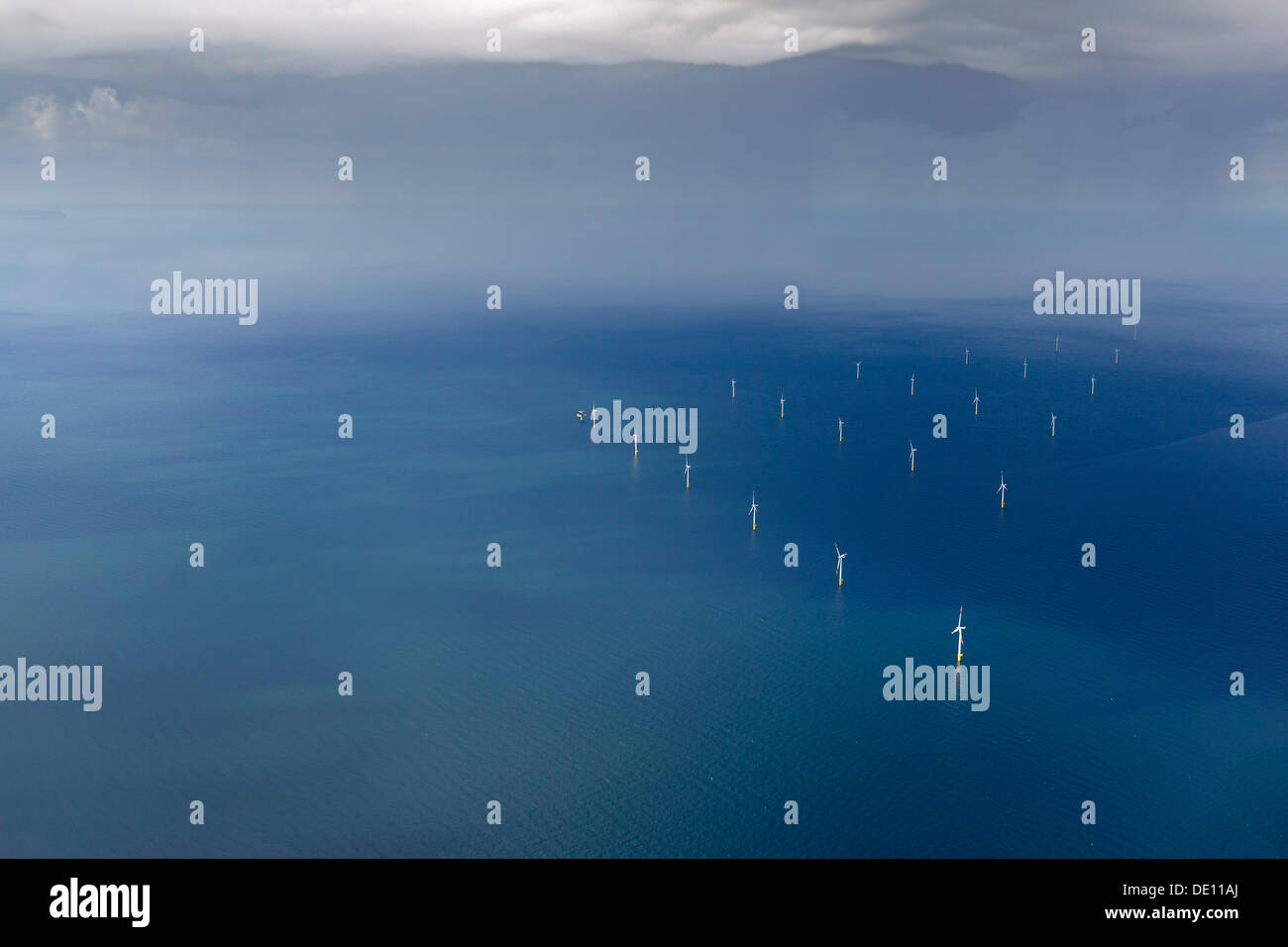 Luftaufnahme, EnBW Baltic 1 OffshoreWindpark in der Ostsee