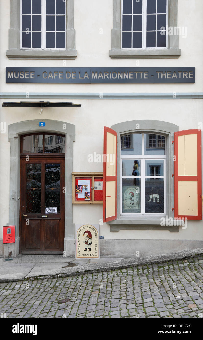 Marionetten-Museum, Musée De La Marionette, Freiburg, französische Schweiz,  Schweiz, Europa Stockfotografie - Alamy